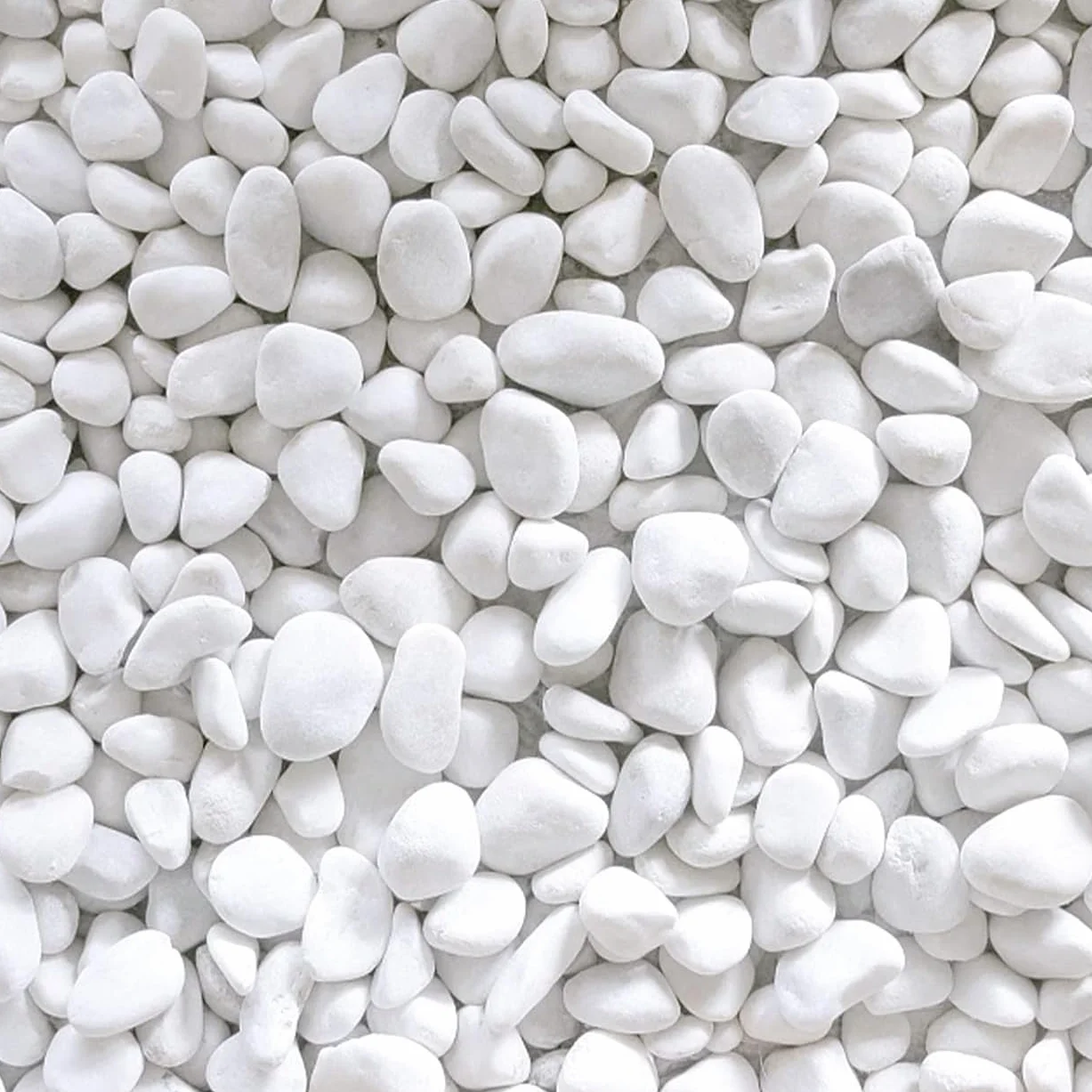 Białe naturalne kamyki, różne żwir ogrodowy 1-2 cm, granulowany kamień rzeczny do akwarium krajobrazu, dekoracja wypełniacza doniczek (1 kg/2,2 lbs)