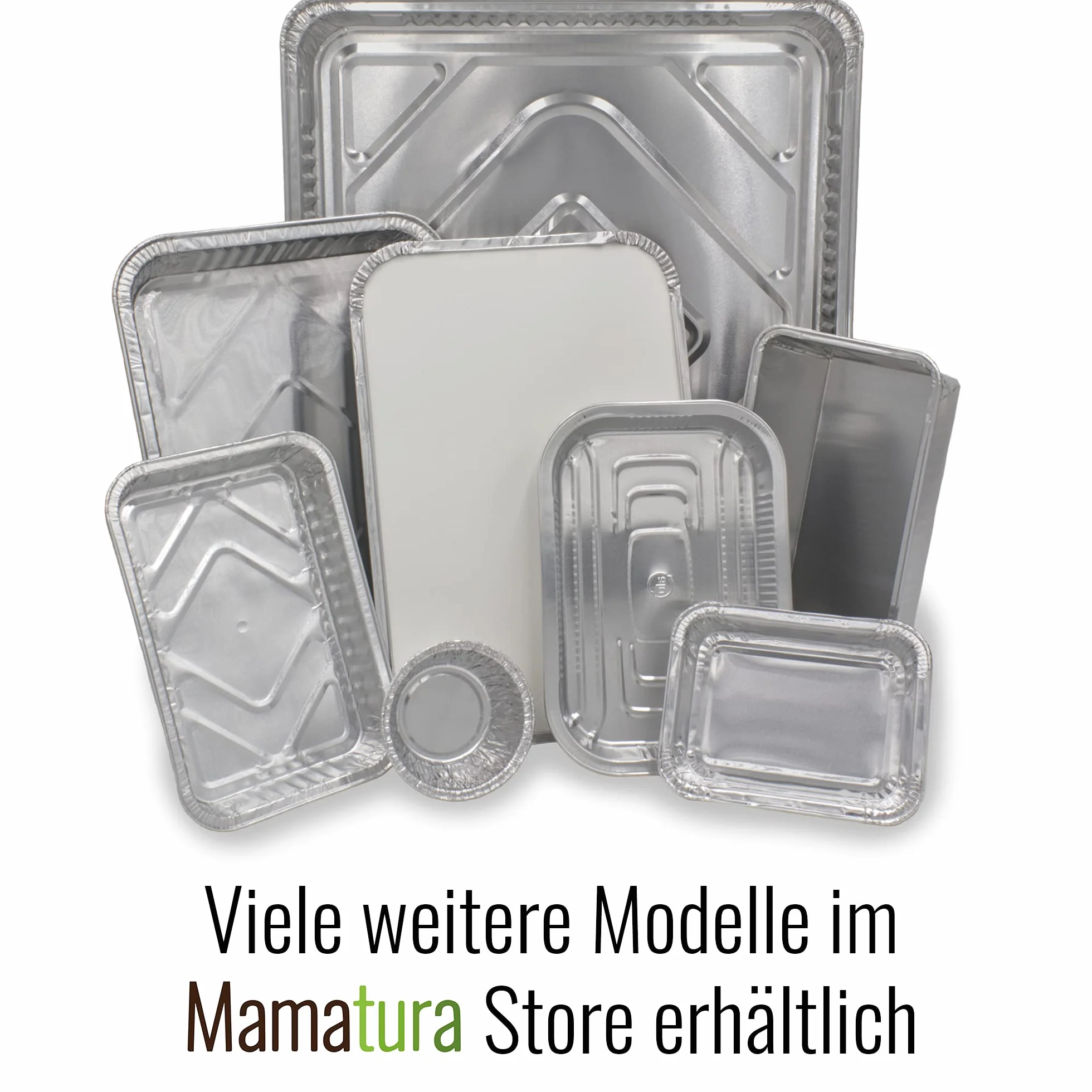 Miski aluminiowe 25 sztuk, pasują do Landmann Char-Broil Jamestown, 21 x 14 x 3 cm, 650 ml, aluminiowe miski do grilla, miski