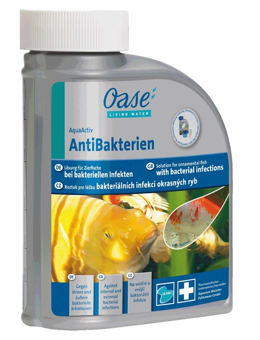 Oase Medycyna wędkarska AquaActiv antybakteryjna, 500 ml
