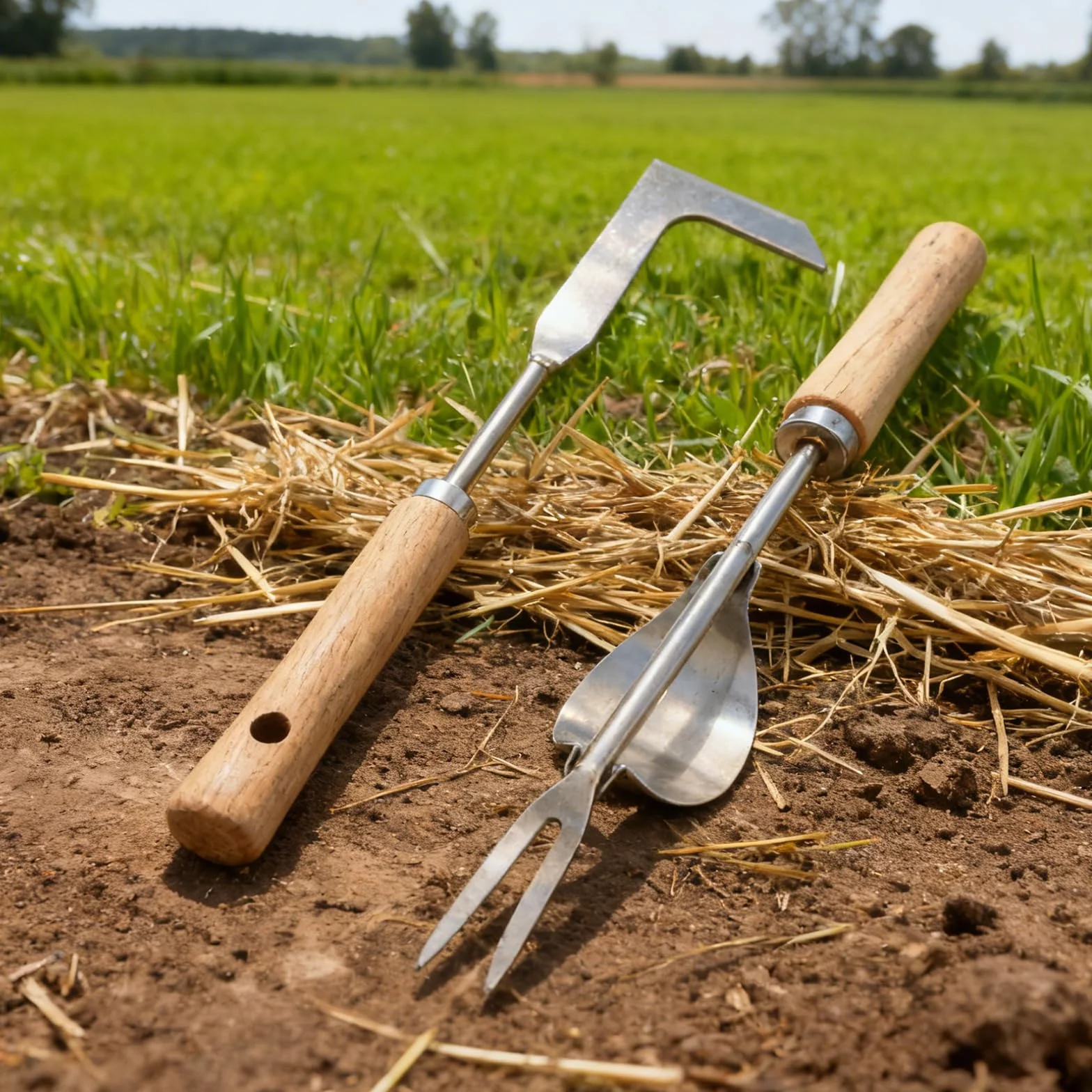 2 sztuki skrobaczek do fug, 32 cm i 31 cm, ze stali nierdzewnej, z drewnianym uchwytem, do usuwania mchu i innych ze szczelin ściennych i podłogowych, 2 sztuki