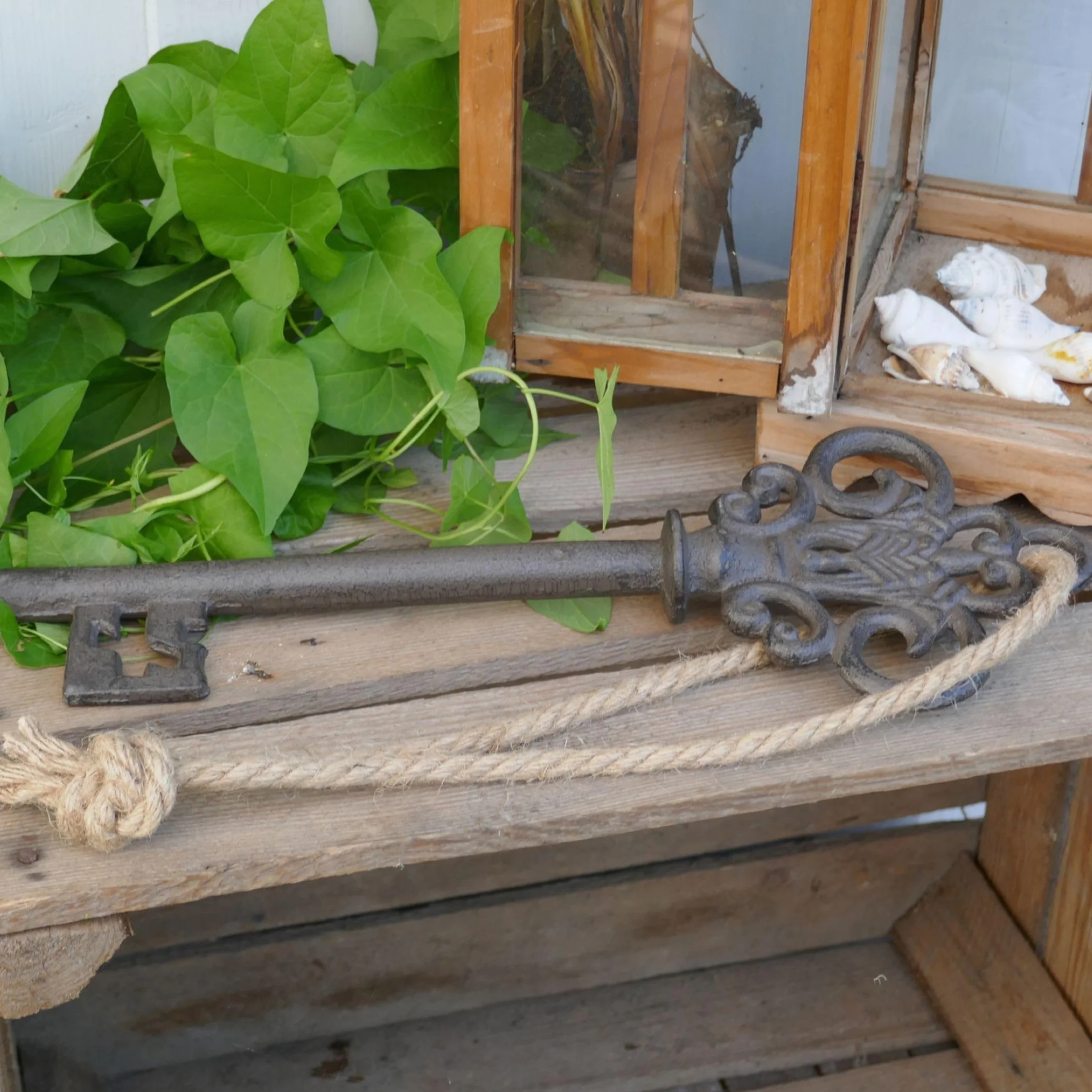 Dekoracja z żeliwa XXL – pomysł na prezent domowy – 36 cm