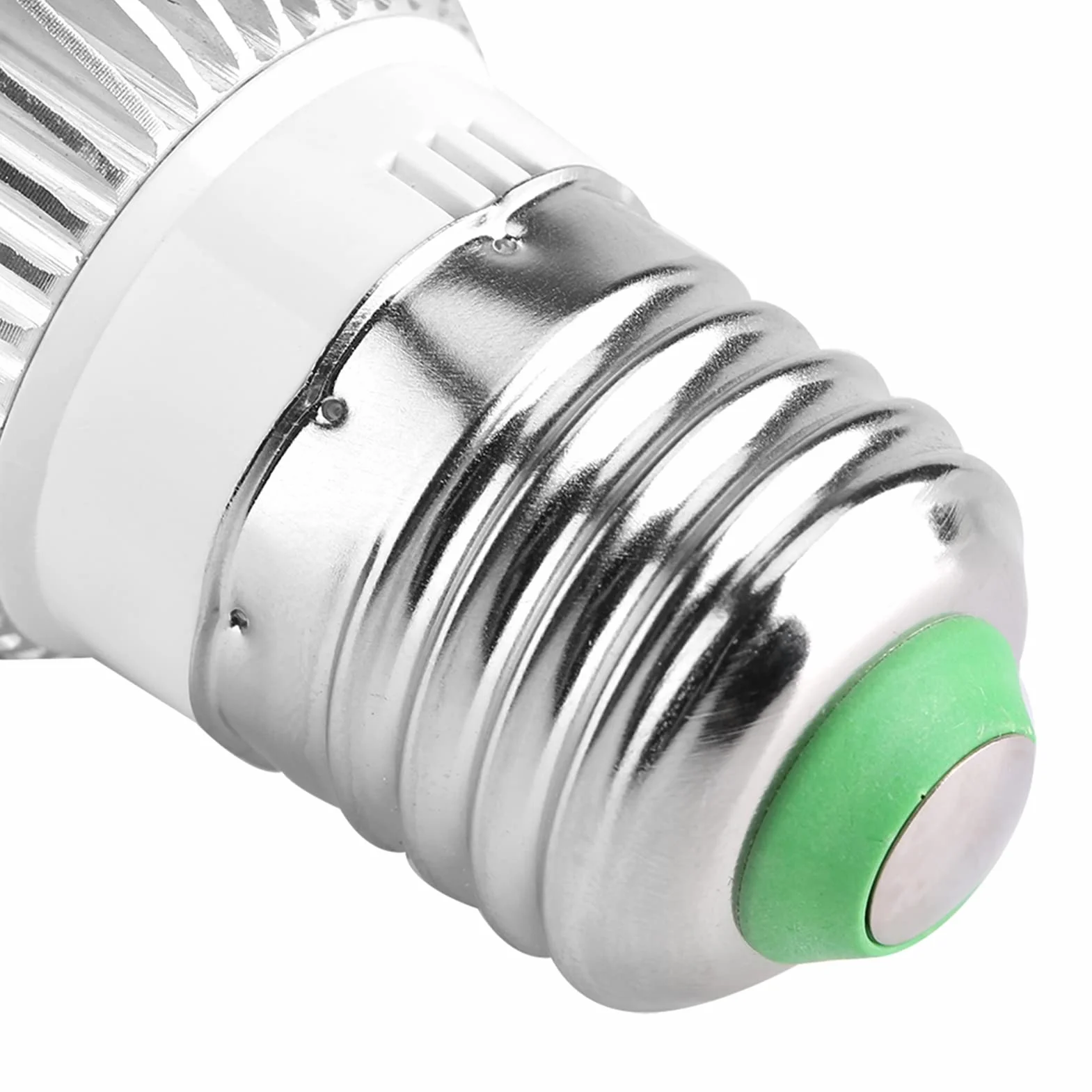 Aramox Żarówka LED do Uprawy 18W, Pełne Spektrum światła dla Roślin Doniczkowych Szklarnia Hydroponiczna Soczysty Kwiat, Podstawa E27 E14 GU10 (E27)