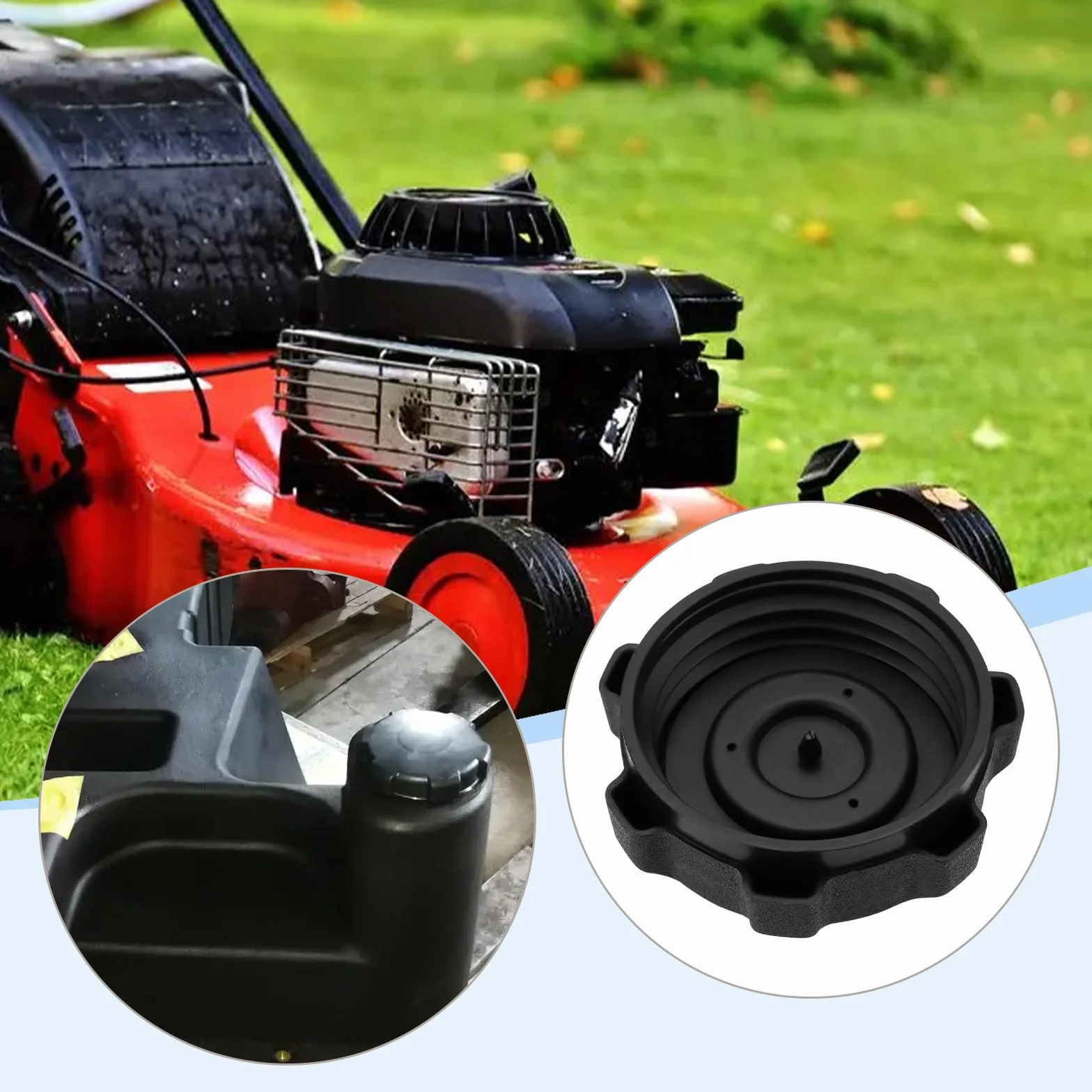 The Lord of the Tools 2-1/4 cala ID 57 mm korek paliwa kompatybilny z Ariens 01538400 kompatybilny z John Deere kompatybilny z Briggs&Stratton