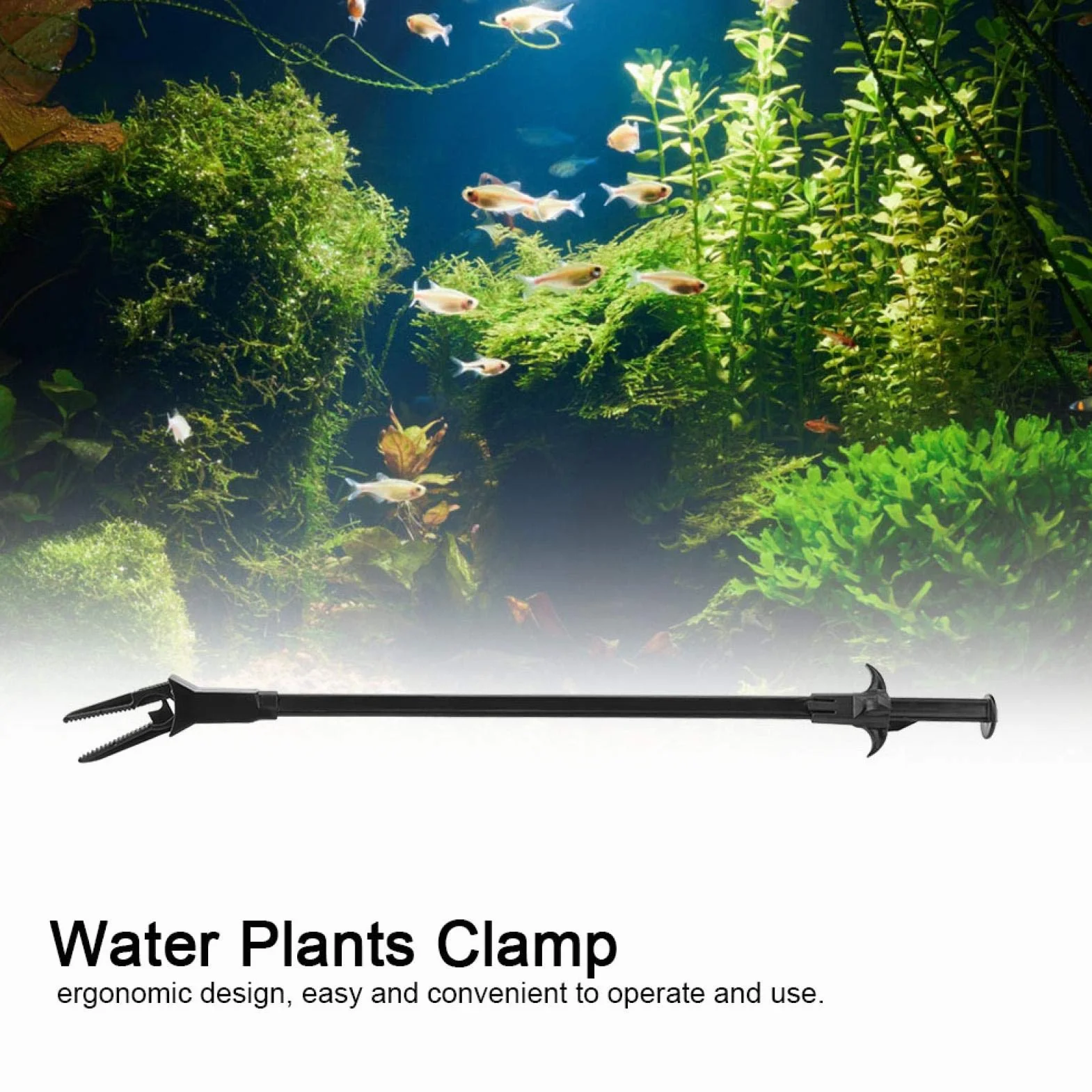 Plastikowa pęseta do akwarium, rośliny wodne Glony Plastikowy zacisk Pinceta do akwarium, Plastikowa pęseta do akwarium Akwarium do akwarium Courtyard Home Fish Tank