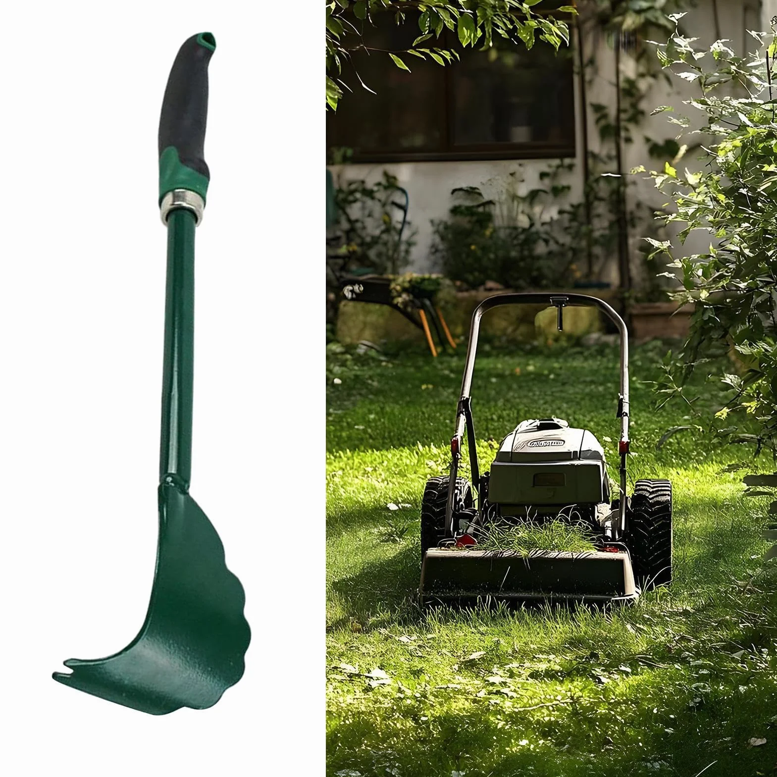 Skrobak kosiarki, skrobak do pokładu kosiarki | Pędzel kosiarki z sztywnym zmęczeniem,Wielofunkcyjny ergonomiczny skrobak pokładu kosiarki z sztywnym włosiem na ścianę sufitową podłogową