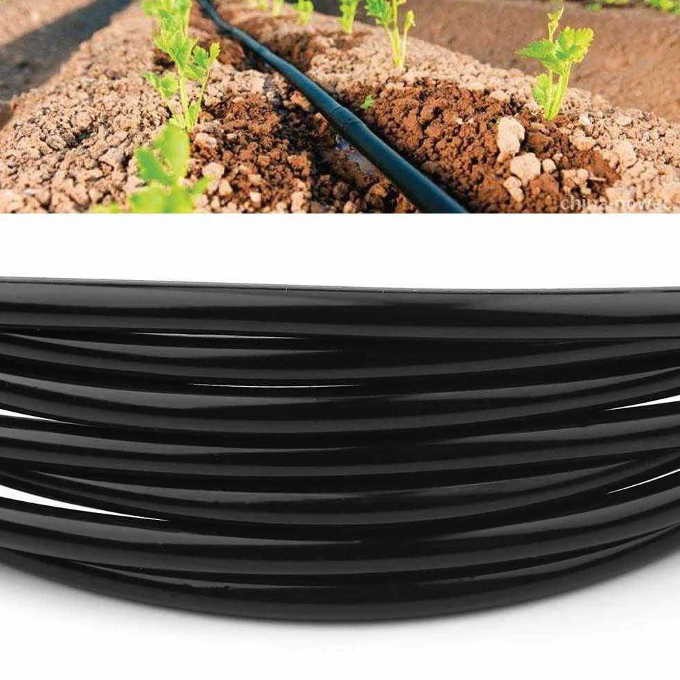 Fdit Wąż nawadniający Wąż PVC 4/7 mm System nawadniania 10 m / 20 m Na taras Trawnik Ogród Szklarnia 20 m
