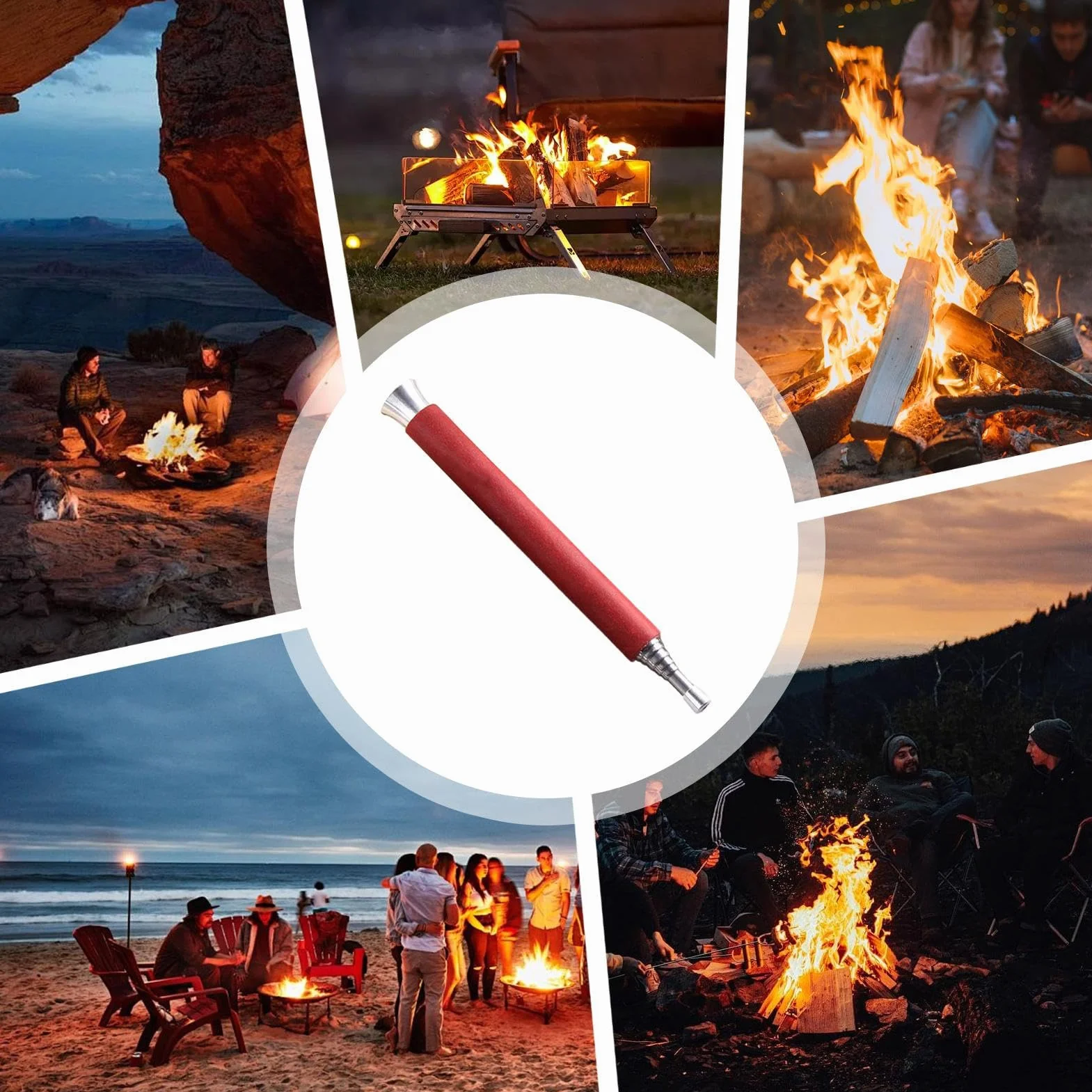 Dmuchawa przeciwpożarowa na kemping, dmuchawa do słomy - Dmuchawa do kominka BBQ Camping,Wydajna dmuchawa do Dmuchawa kempingowa do przetrwania na świeżym powietrzu