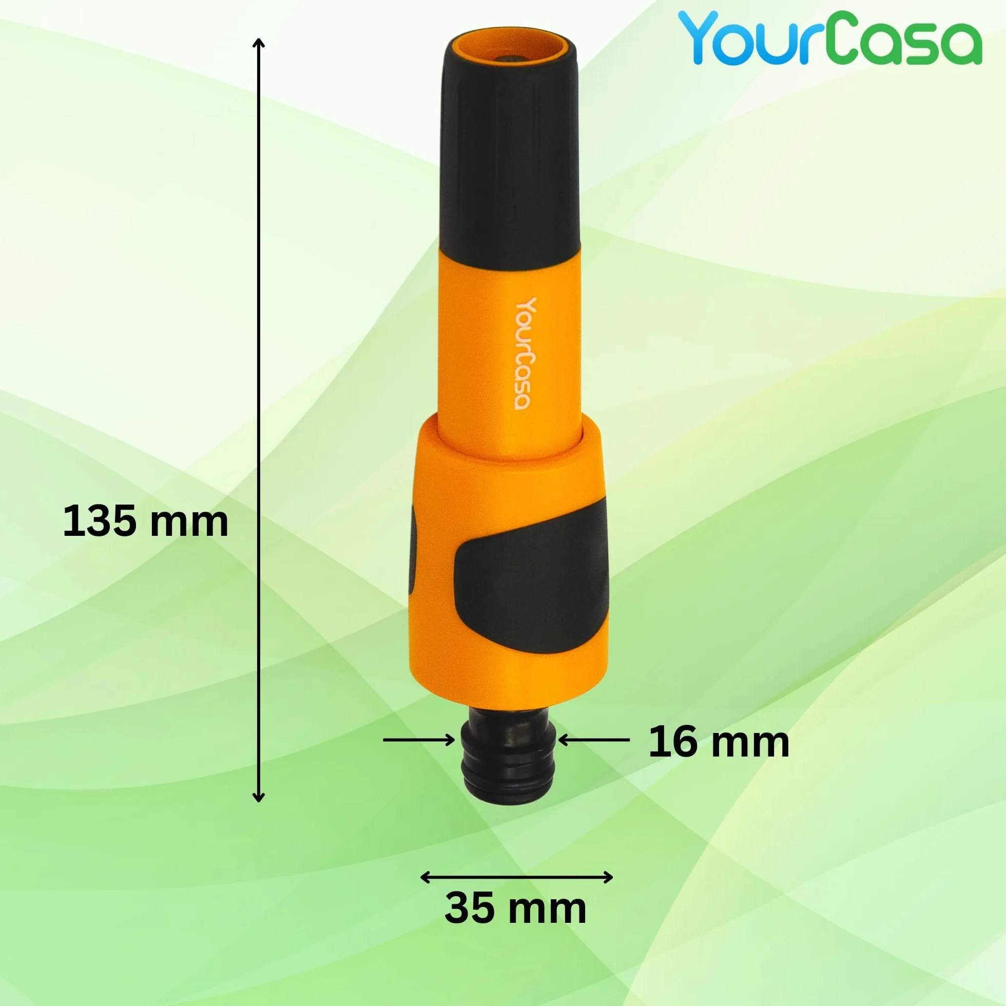 YourCasa Opryskiwacz ogrodowy 3/4 cala z adapterem węża dysza prysznicowa do czyszczenia