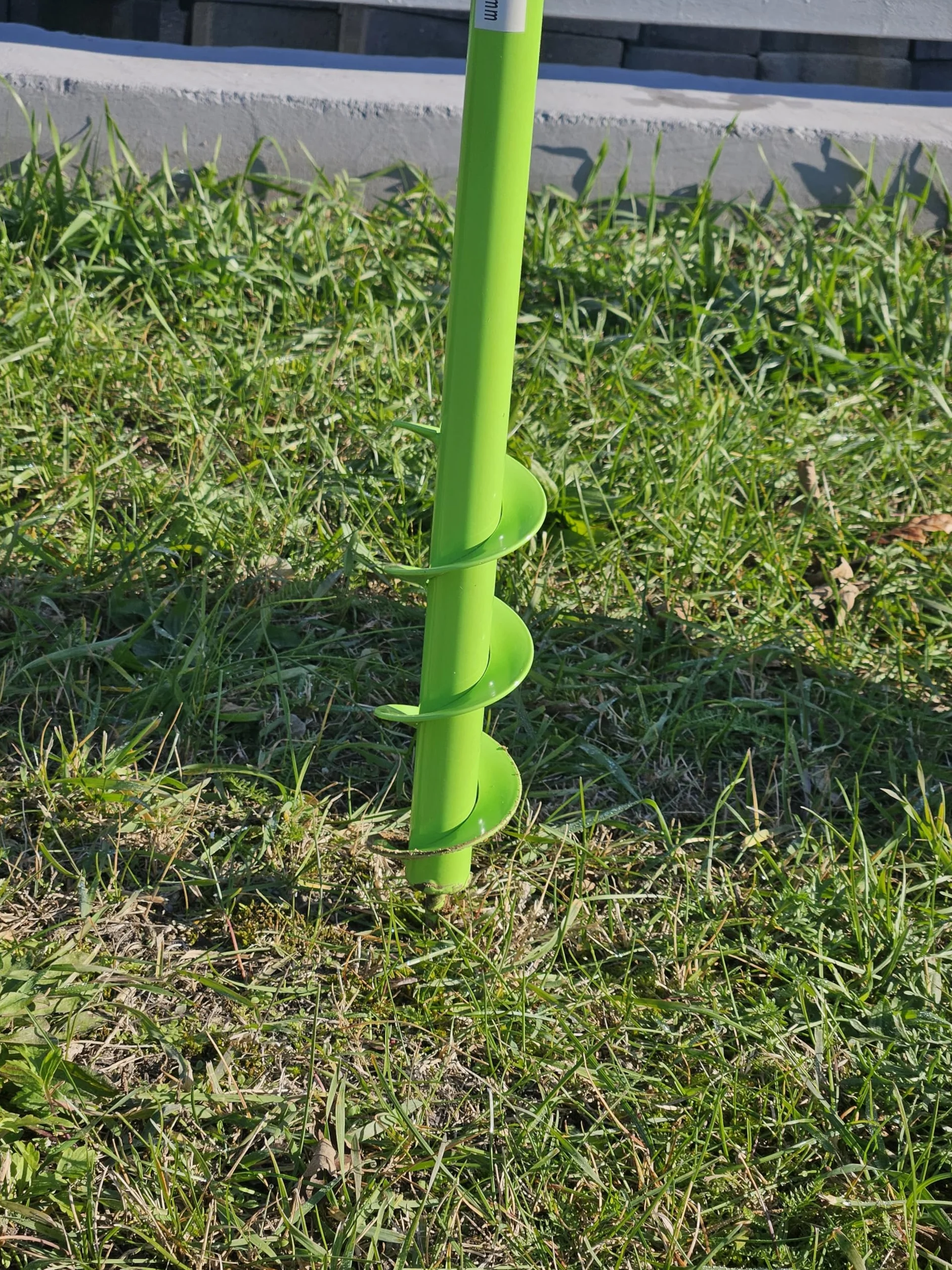 WERHE świder ziemny 60 mm Ø, 220 mm długości do wiertarki i wkrętarki akumulatorowej – świder ogrodowy do łatwego sadzenia kwiatów, krzewów i wykonywania otworów pod słupki ogrodzeniowe