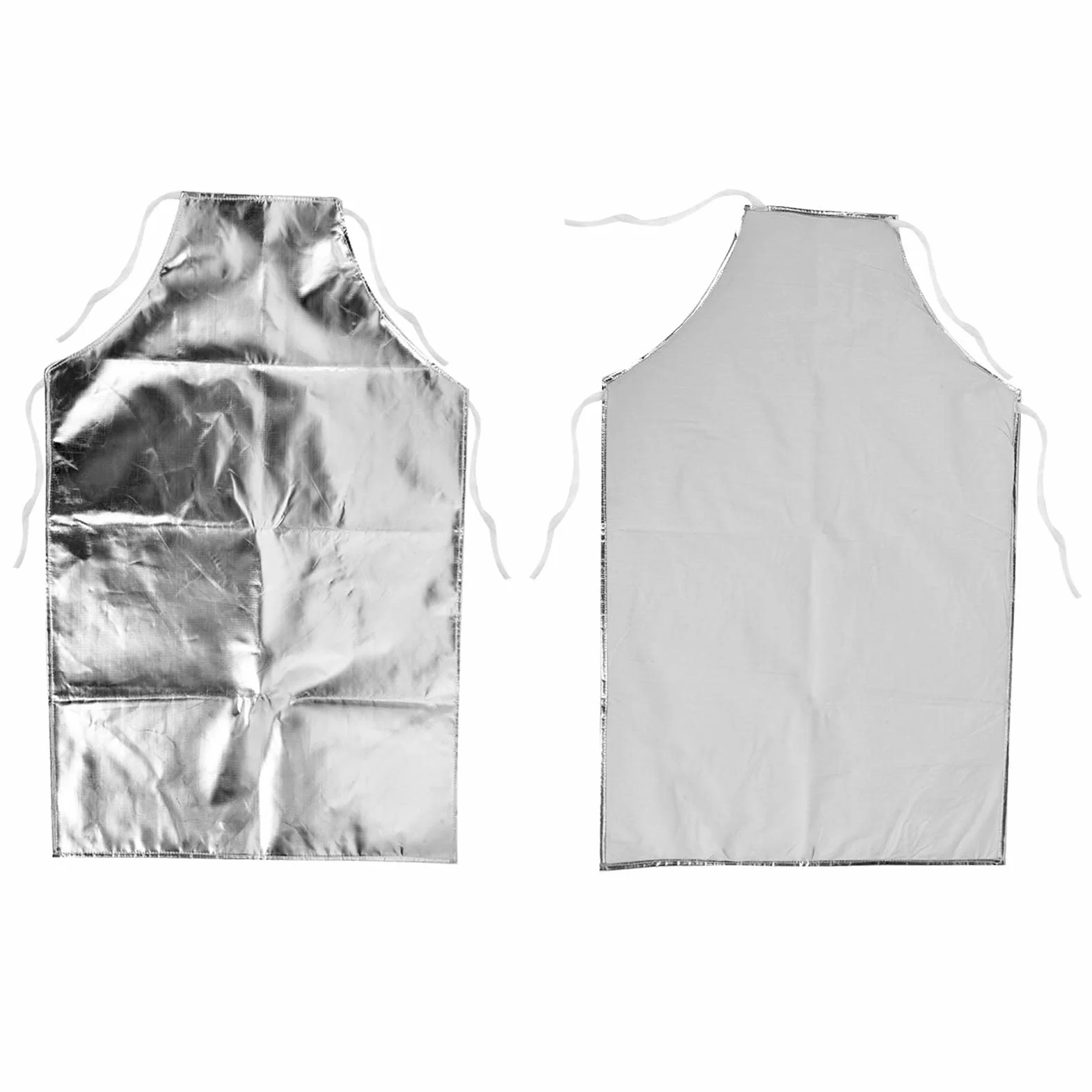 1000°C żaroodporny Fartuch z Folii Aluminiowej Fartuch Roboczy w Wysokiej Temperaturze Domowy Fartuch do Grillowania Przemysł Odlewniczy lub do Gotowania