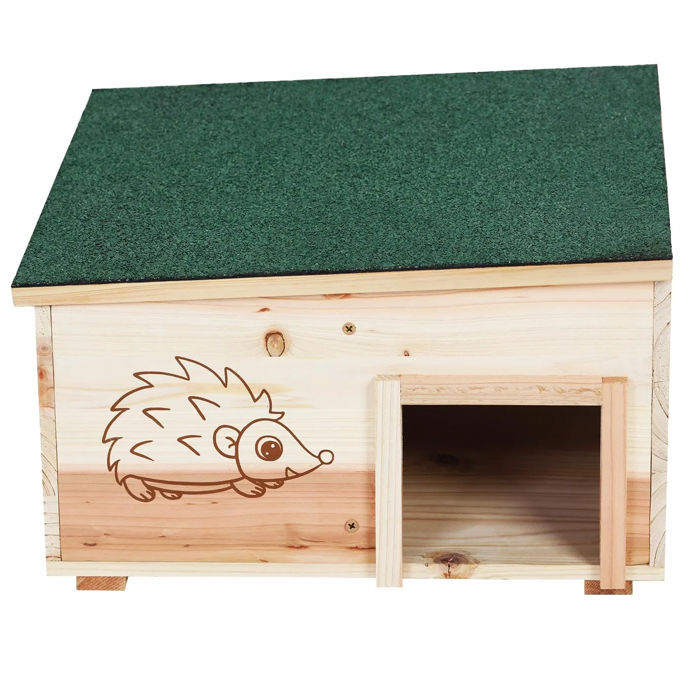 BingoPaw Domek dla jeży, odporny na warunki atmosferyczne, duży, XXL, domek dla jeży, domek na karmę dla kotów, domek zimowy do ogrodu