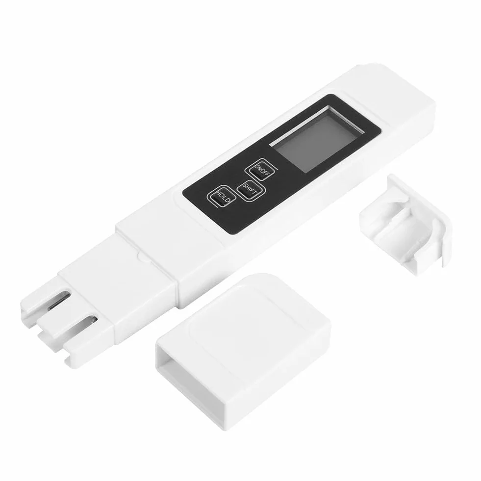 Cyfrowy tester jakości wody 3 w 1 LCD Tester wody z TDS EC i miernikiem temperatury Urządzenie do testowania wody z wyświetlaczem LED do wody pitnej Akwaria Baseny Hydroponika