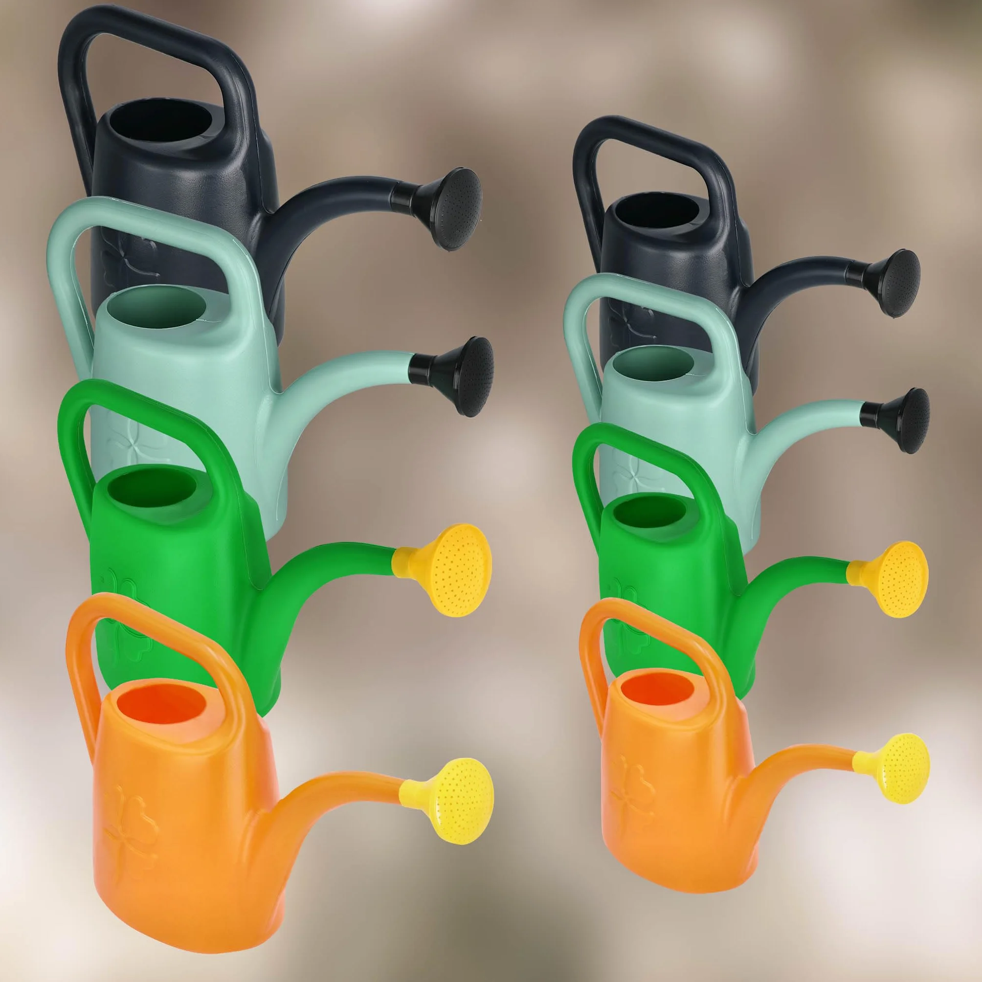 KOTARBAU® Konewka Ogrodowa Plastikowa - 4,5 L - Konewka do Ogrodu z Sitkiem - Podlewanie Roślin - Zielona