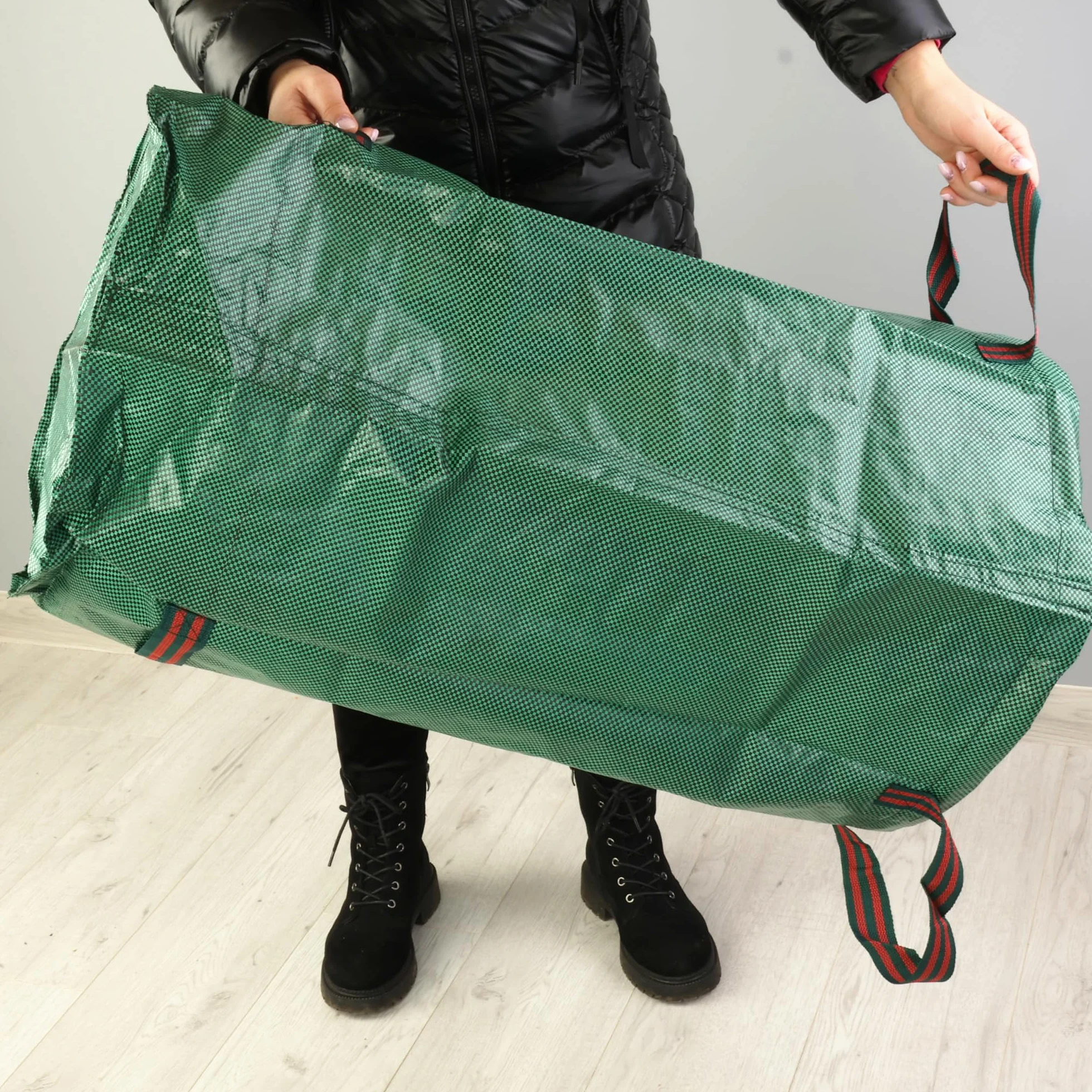 GardenMate worek ogrodowy na odpady ogrodowe, 120 l, stabilny worek na odpady ogrodowe, worek na liście, do cięcia trawnika, składany, duży, wytrzymały, z tkaniny polipropylenowej