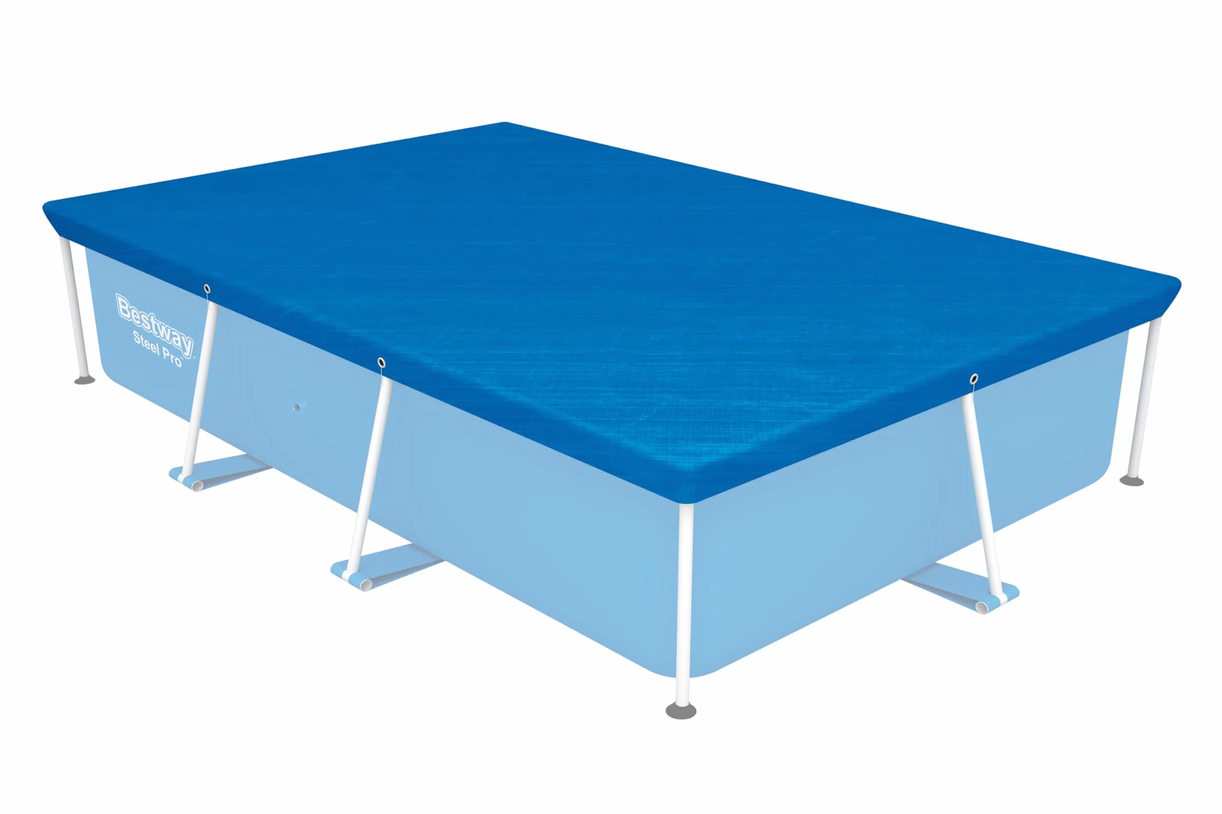 Bestway | Prostokątna osłona basenu do basenów naziemnych, 2,59 m x 1,70 m