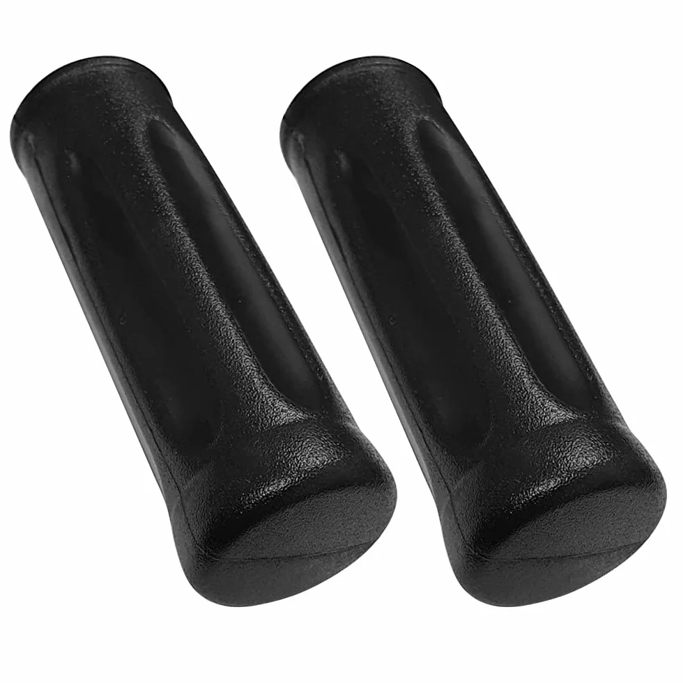 cyclingcolors 2x uchwyt do taczki, wózek transportowy, uniwersalny, tworzywo sztuczne, czarny jakość (Ø27mm x 125 mm)