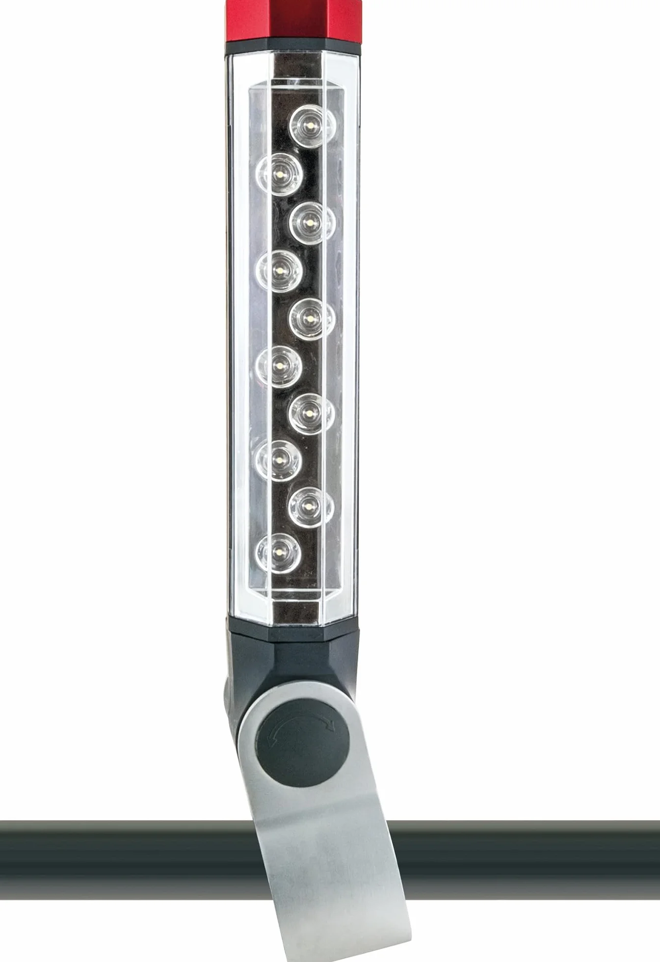 SCHWAIGER GLED0010 lampa do grilla BBQ LED lampa grillowa oświetlenie grillowe oświetlenie do grillowania obracana klamra śrubowa zewnętrzna