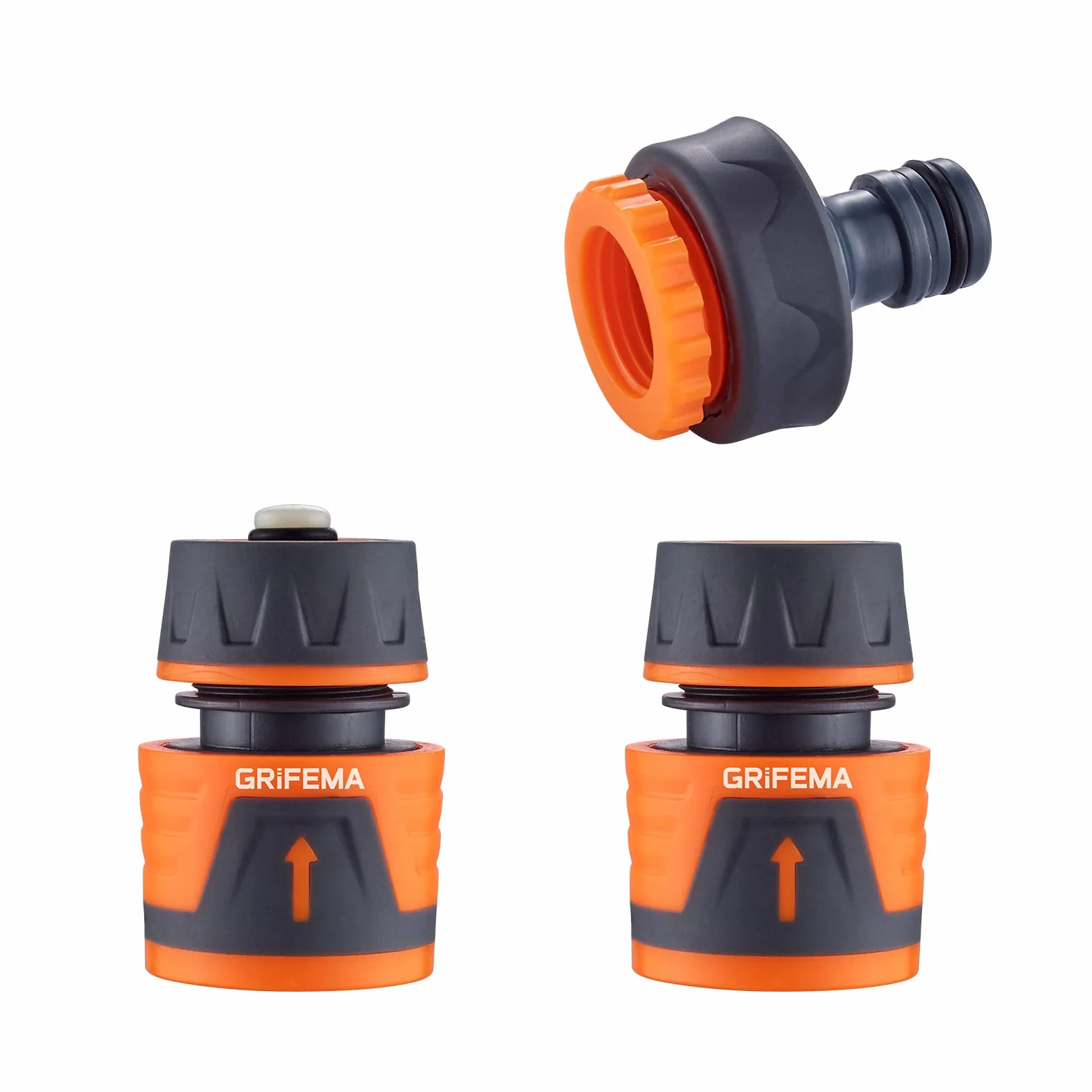 GRIFEMA GE1103 Zestaw złącza węża ogrodowego 1/2" 3/4" Premium Female