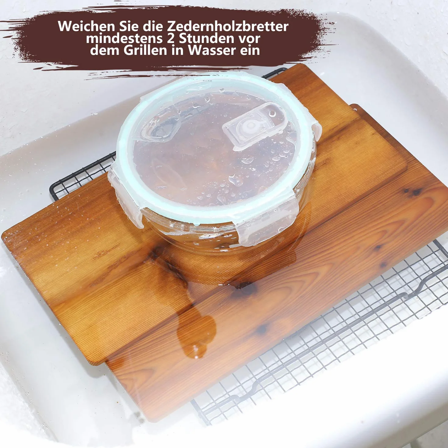Deski do grillowania z drewna cedrowego, 2 sztuki – TRUSTTO deski cedrowe, wyprodukowane w 100% z naturalnego drewna cedrowego