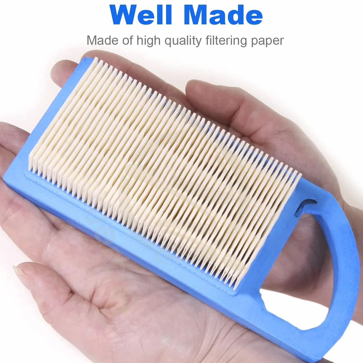 ZAMDOE 697152 Luftfilter-Kit Kurze Ausführung 794421 797007 698413 613022 695643 697775 Luftfilterpatrone für Briggs Stratton 21A902 21A907 21A707 21A807 21A977 21A907 8–13,5 PS AVS-Motoren F