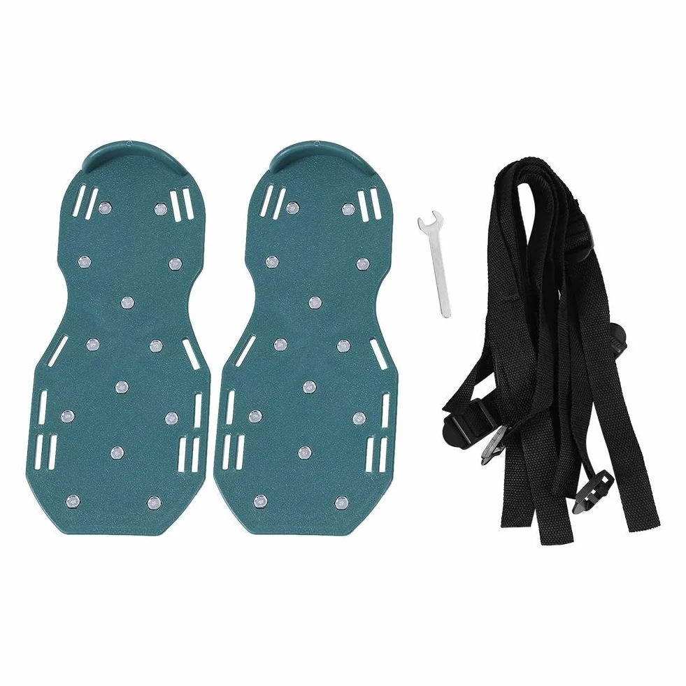 Greensen Trawa Buty ogrodowe Obuwie do aeratora trawnika Buty wertykulatora trawnika Sandały Aerator Trawnik Rolka Buty do Traw, Buty do Szlachetniania