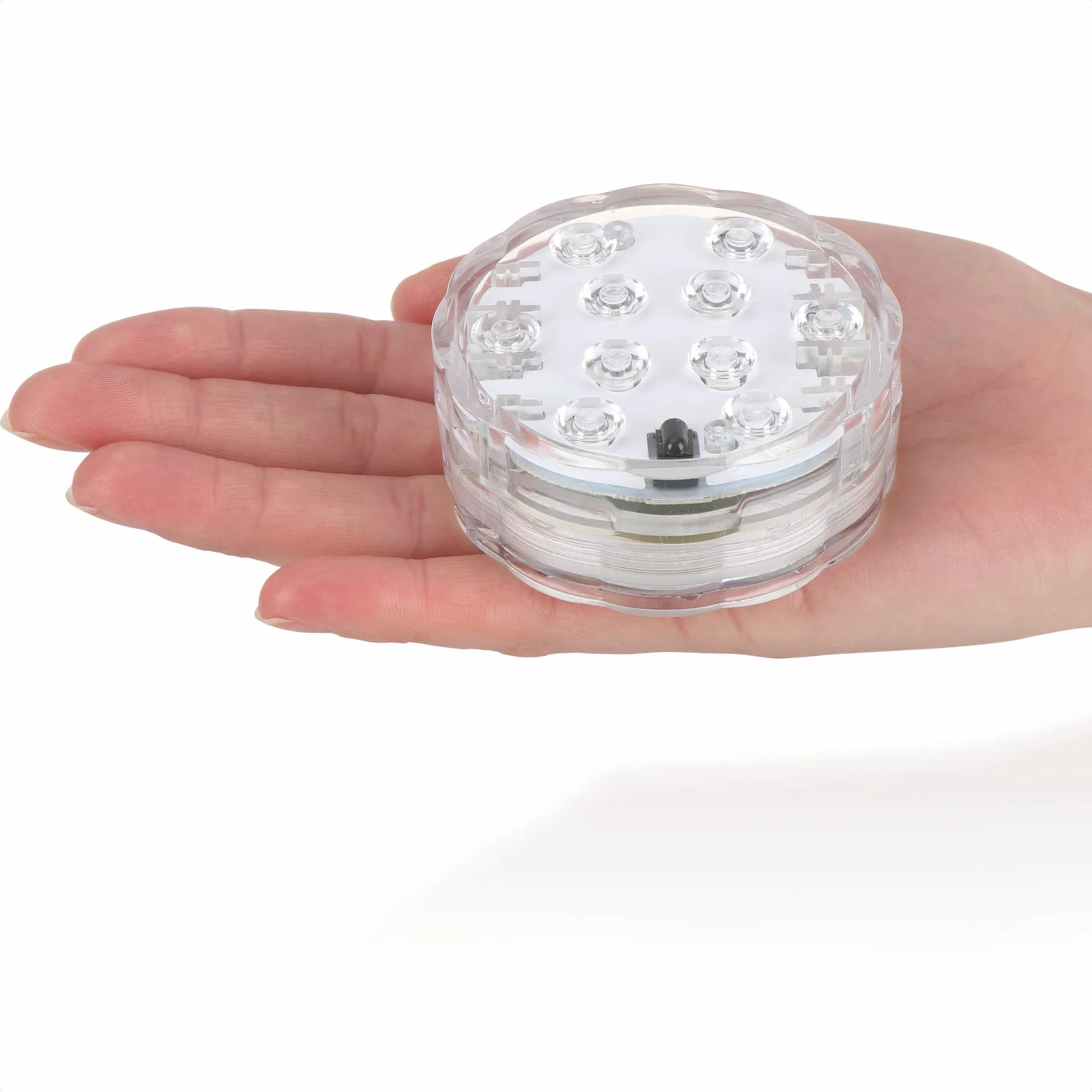 COM-FOUR® 2x LED oswietlenie basenowe z funkcja zmiany koloru - Energooszczedne i zasilane bateryjnie oswietlenie dla oazy relaksu (02 sztuki - lampa basenowa LED)