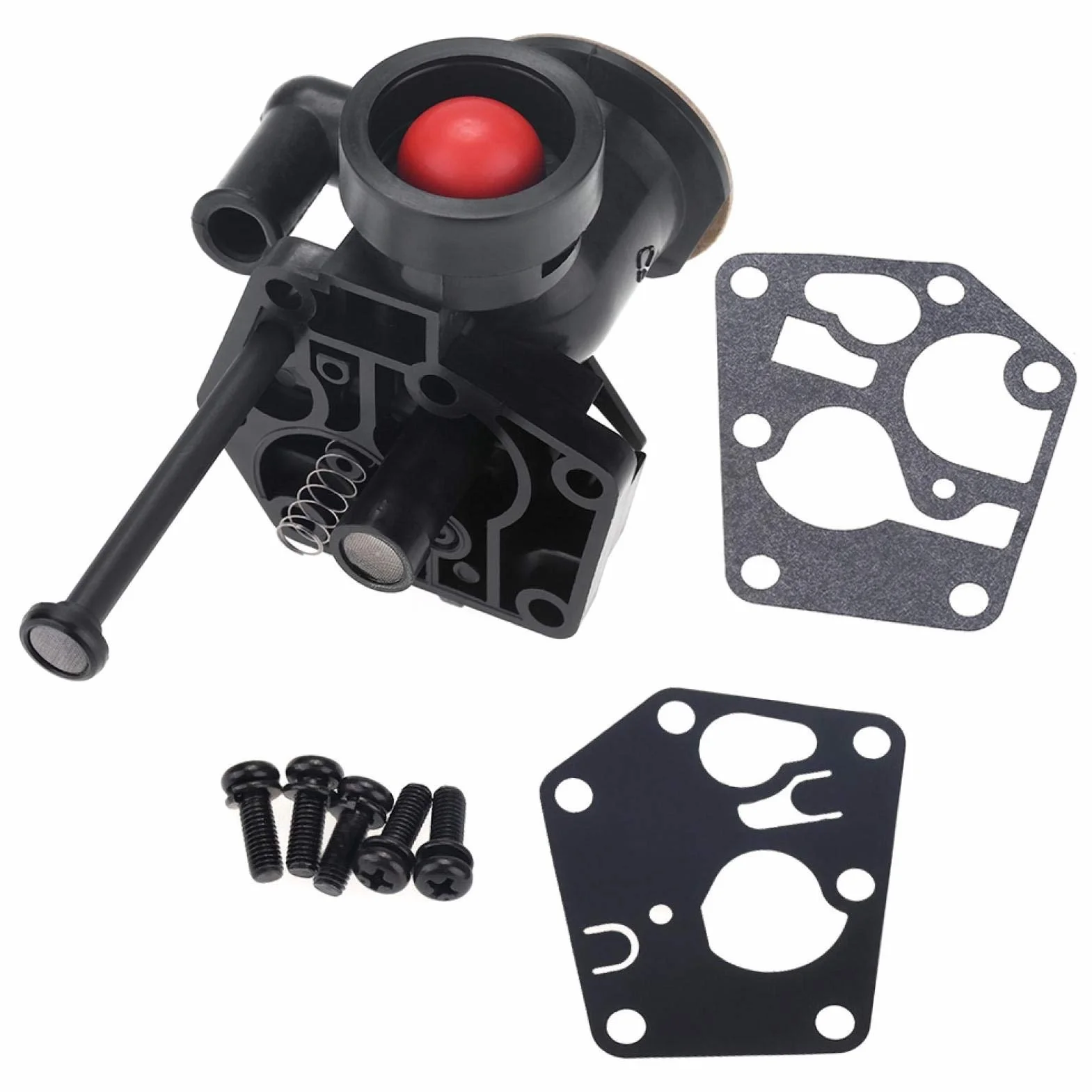 Zestaw gaźnika, gaźnik metalowy z materiałem instalacyjnym do Briggs & Stratton 499809 498809A 494406-4,33x3,27x2,76 cala
