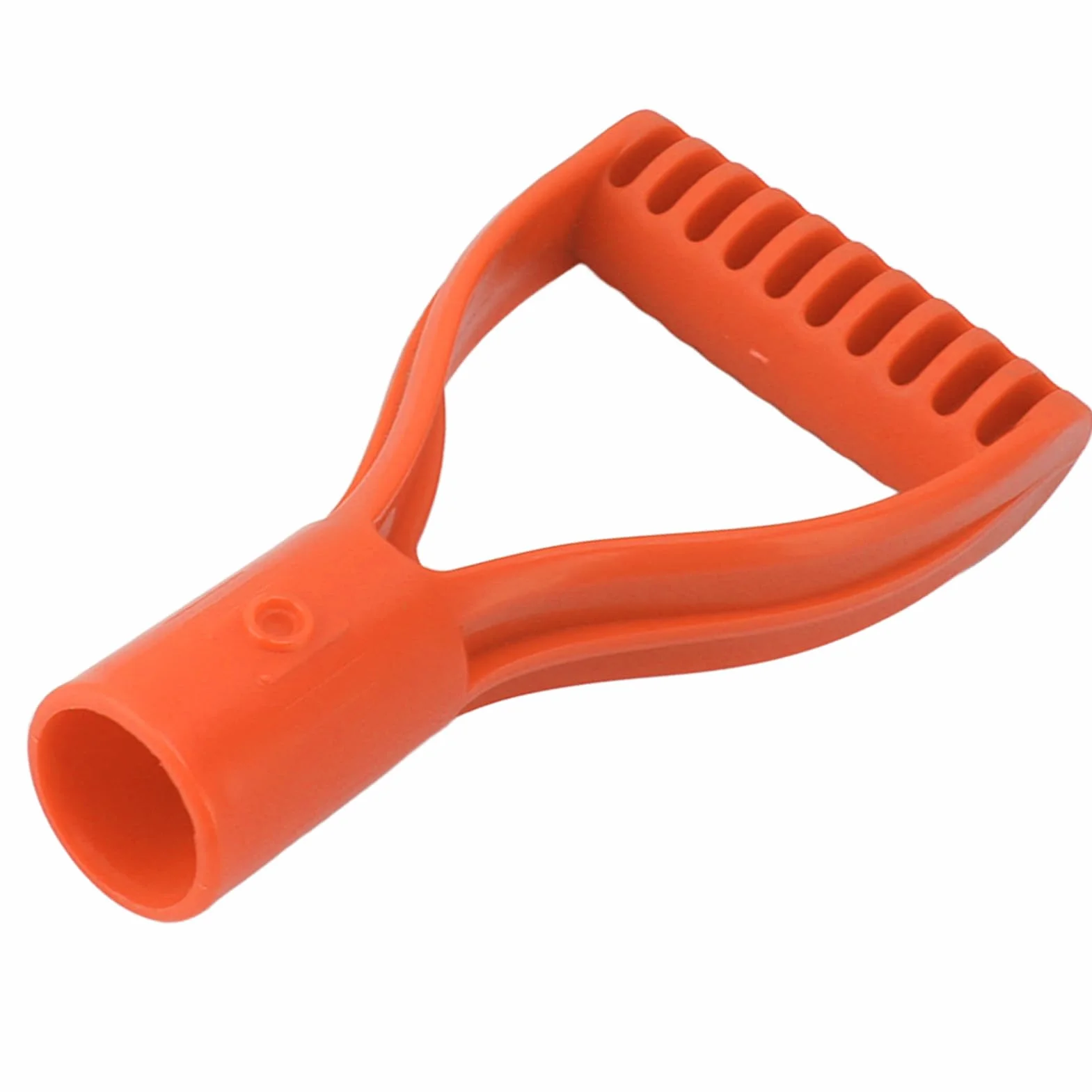 Uchwyt łopaty Łopata Śrubowy Uchwyt Antypoślizgowy Zamiennik 32 Mm Plastik do łopaty Łopaty Ogrodowe (ORANGE)