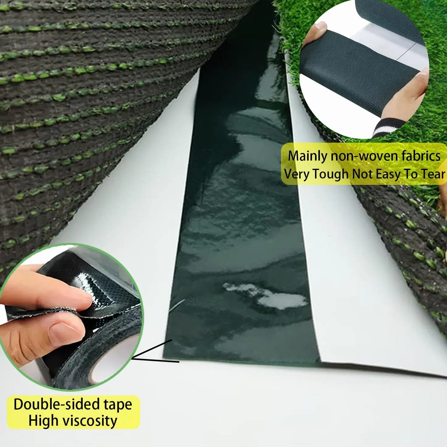 Sztuczna trawa taśma dwustronna samoprzylepna 50 mm x 5 m