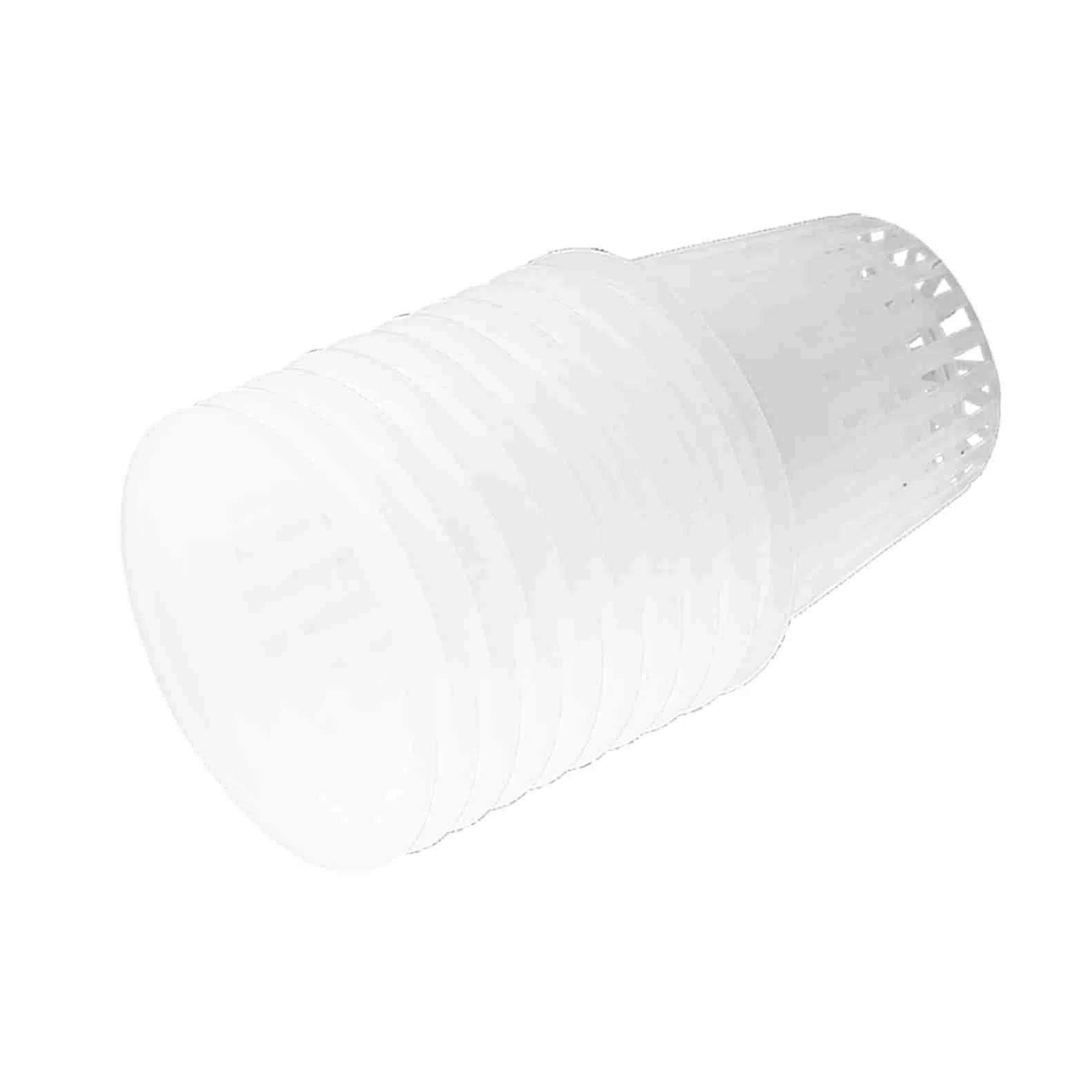 Kubek siatkowy, Haofy Heavy Duty Mesh Pot Net Cup Kosz Hydroponika Roślina Rosnąć Clone Ogrodnictwo 10szt (Bianco)