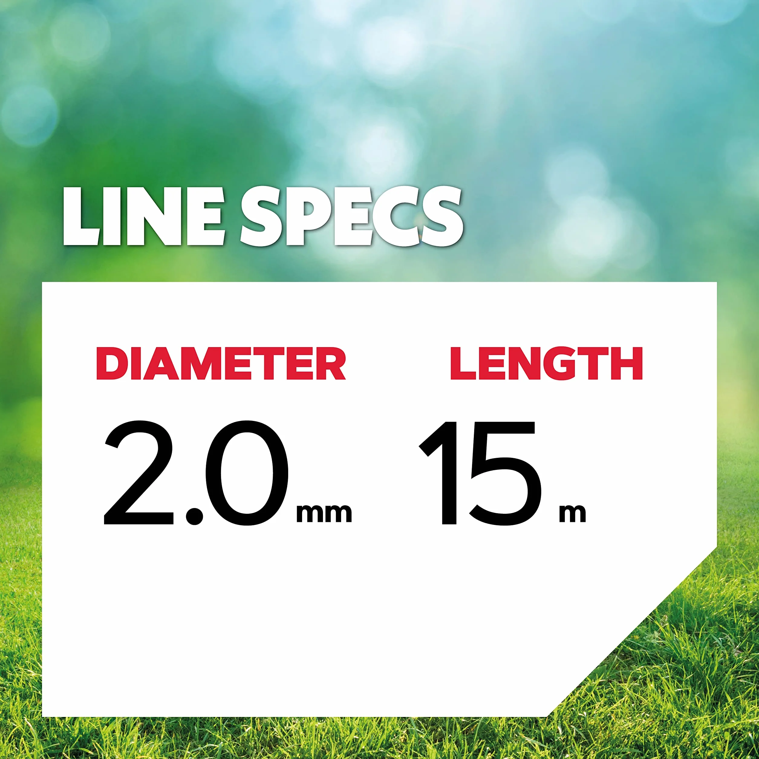 Oregon 800002 Żyłka do Podkaszarki, 2.0mm x 15m