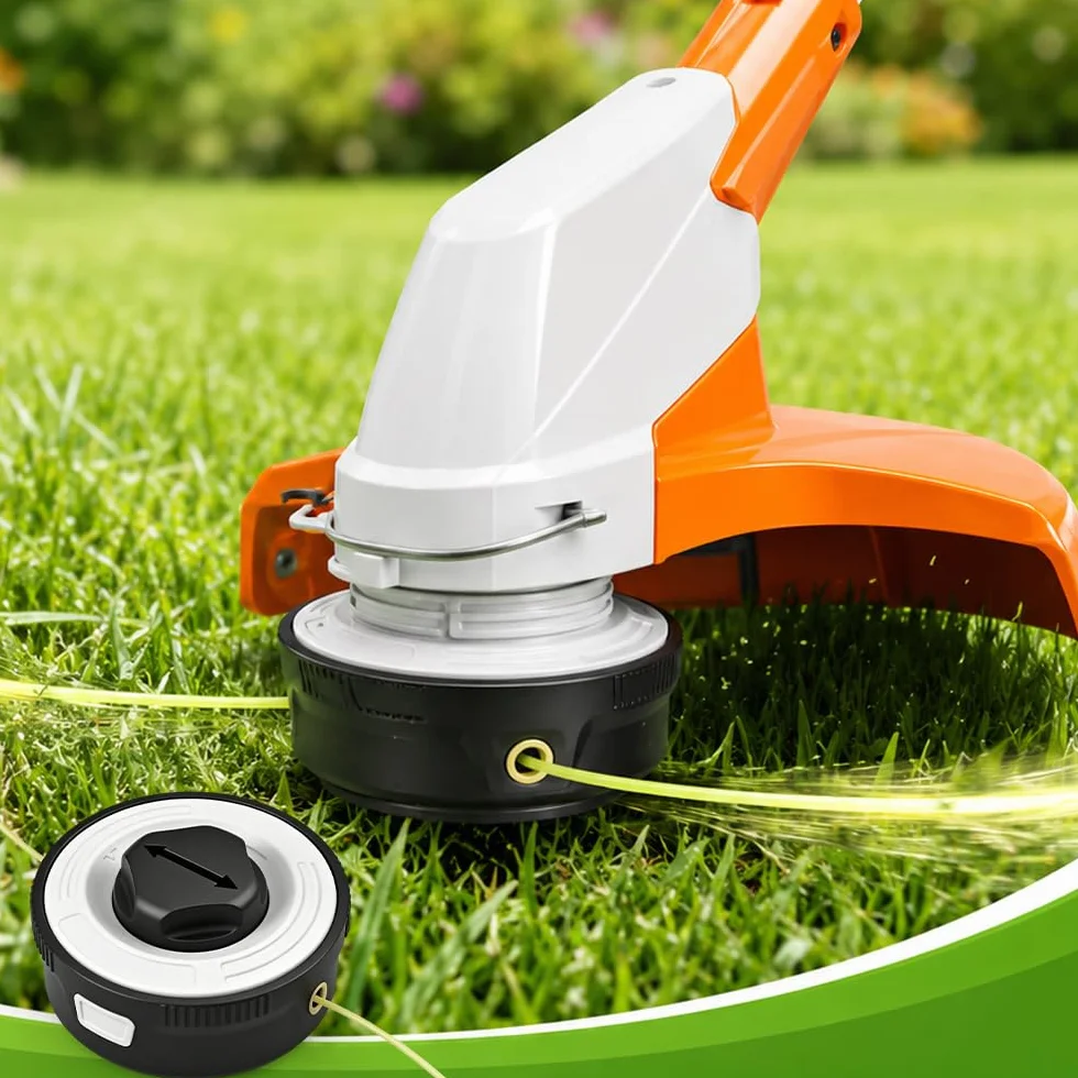 Głowica podkaszarki do Stihl FSA57 FSE52, 2 sztuki 86 x 36 mm automatyczny system wymiany głowicy tnącej do Stihl C3-2 Autocut, wytrzymałe akcesoria do automatycznego trymerów do trawy