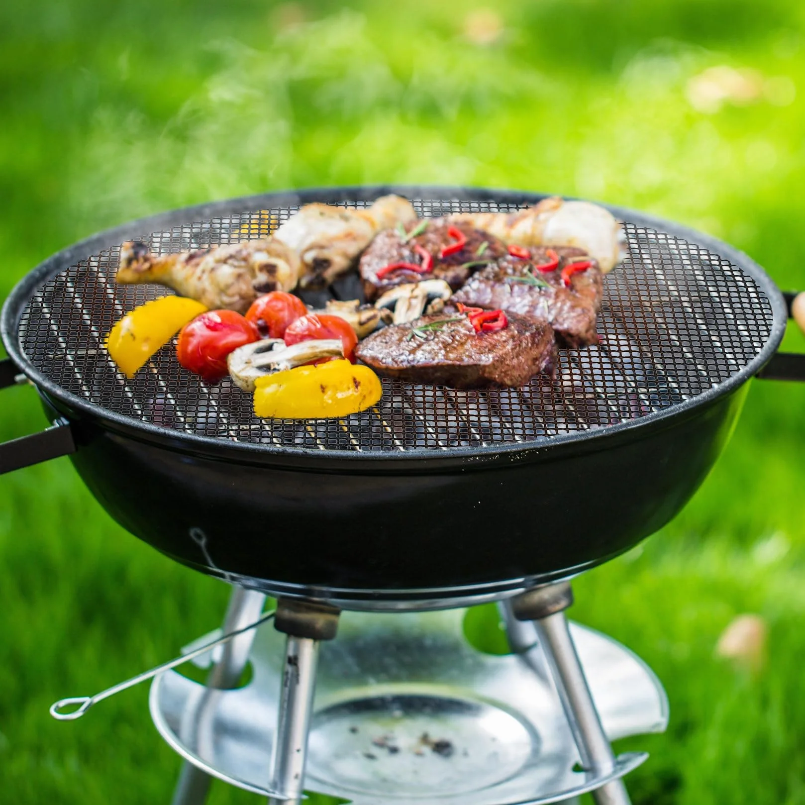 5 sztuk matek do grilla, siatka grillowa antyprzywarcia, odporna na wysoką temperaturę, wielokrotnego użytku, mata do grilla na węgiel, mata do grilla gazowego, elektrycznego, grillowanie, pieczenie