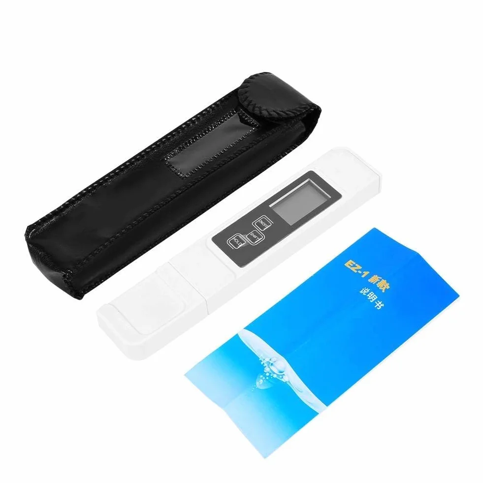 Cyfrowy tester jakości wody 3 w 1 LCD Tester wody z TDS EC i miernikiem temperatury Urządzenie do testowania wody z wyświetlaczem LED do wody pitnej Akwaria Baseny Hydroponika