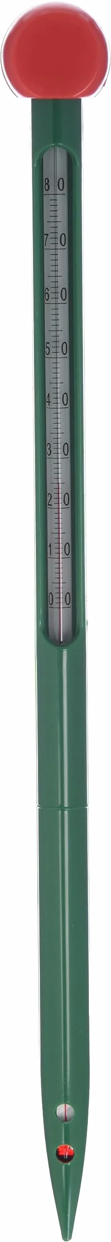 TFA Dostmann Analogowy termometr podłogowy, odporny na warunki atmosferyczne, idealny do ogrodu lub szklarni, (dł.) 29 x (szer.) 22 x (wys.) 322 mm