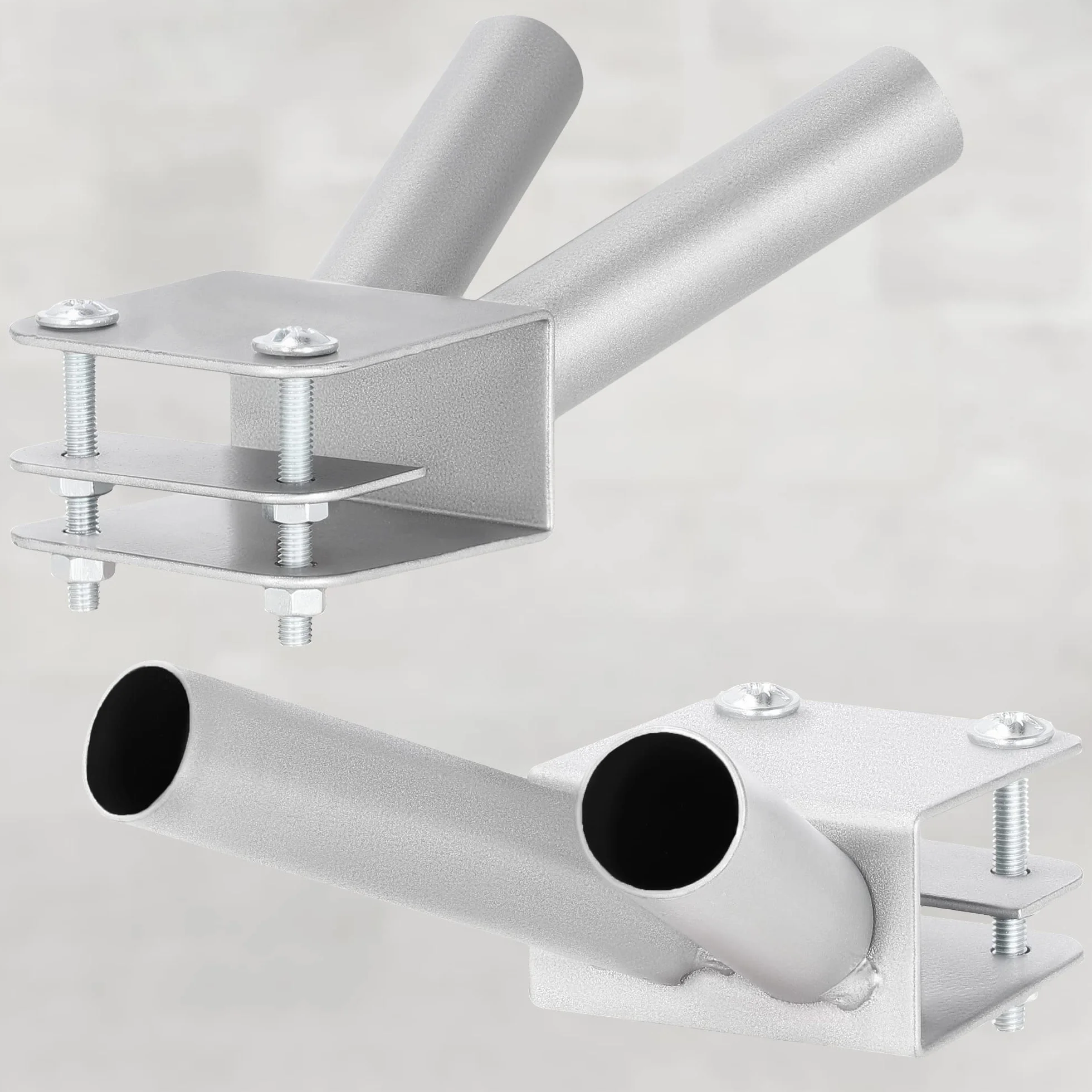 KOTARBAU® Uchwyt Flag Prosty podwójny Balustradowy Popiel