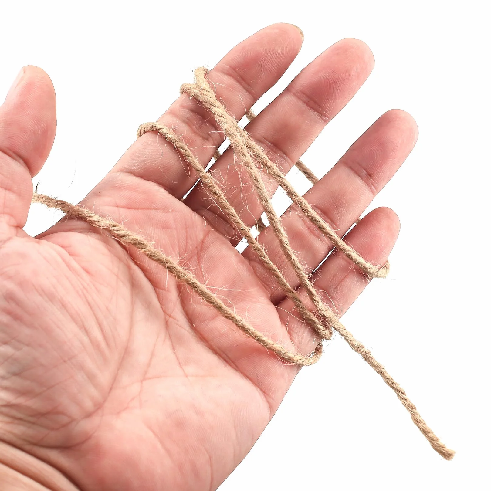 Sznurek jutowy 3 mm 200 m naturalna lina ogrodowa brązowy
