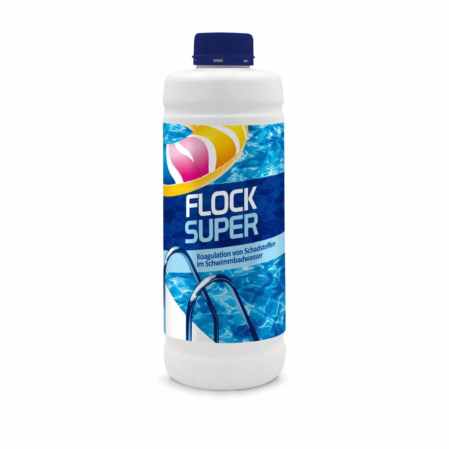 Superflock płyn do basenu, koagulacja szkodliwych substancji w wodzie basenowej, środek flokulacyjny, 1 l