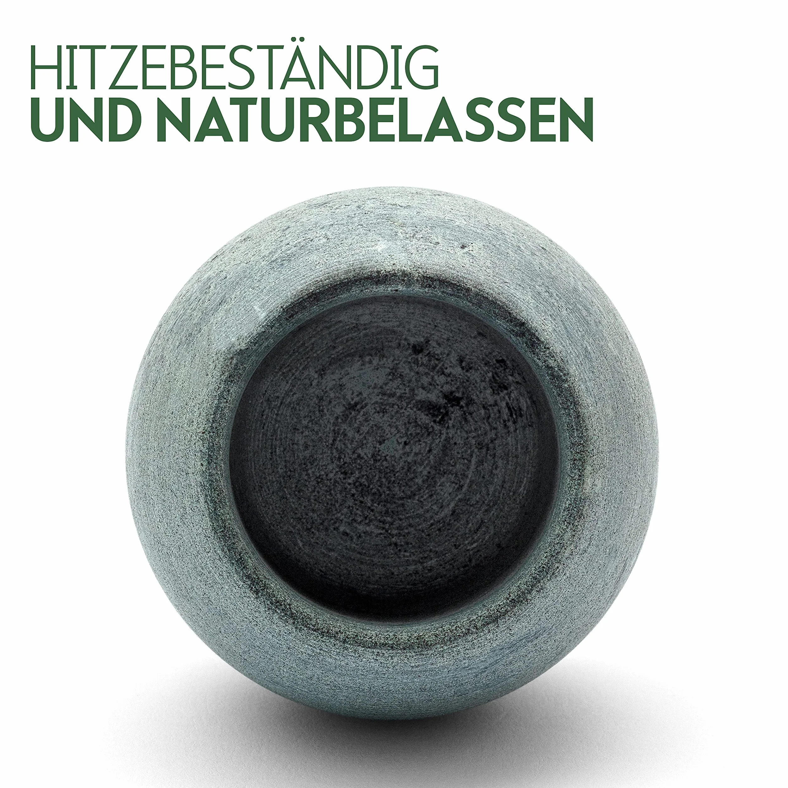 CozyNature jajko do sauny z naturalnego kamienia mydlanego | odporna na ciepło miseczka na aromaty do relaksujących naparów | 100% ręcznie robione | nadaje się do kryształków mentolowych i olejków