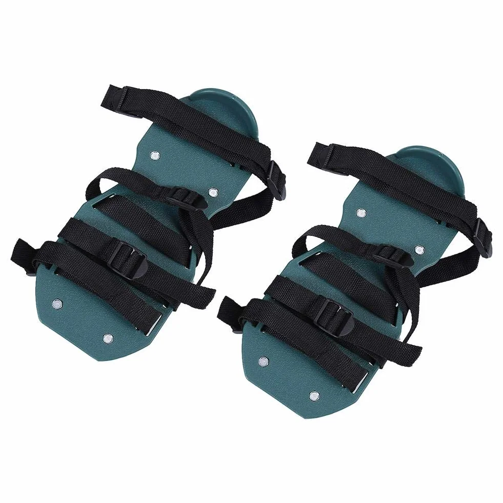 Greensen Trawa Buty ogrodowe Obuwie do aeratora trawnika Buty wertykulatora trawnika Sandały Aerator Trawnik Rolka Buty do Traw, Buty do Szlachetniania