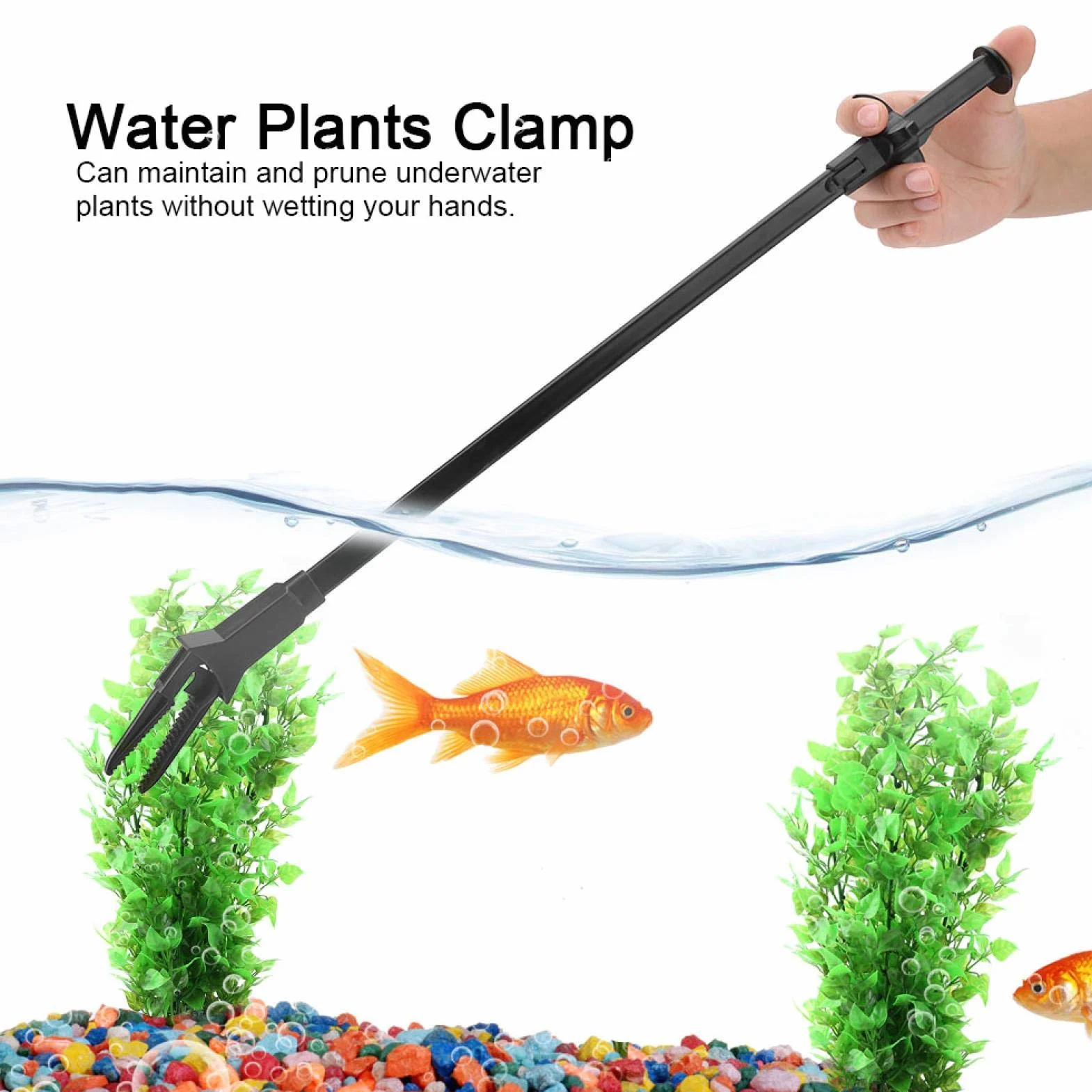 Plastikowa pęseta do akwarium, rośliny wodne Glony Plastikowy zacisk Pinceta do akwarium, Plastikowa pęseta do akwarium Akwarium do akwarium Courtyard Home Fish Tank