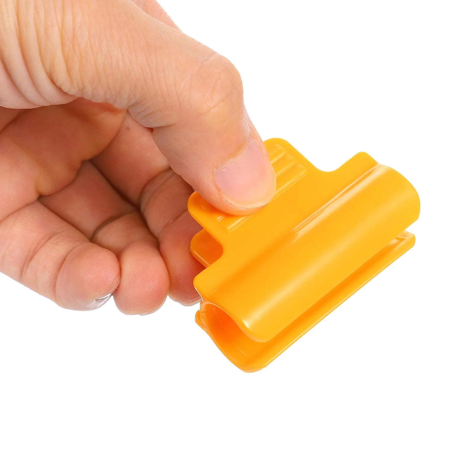 QUARKZMAN Zaciski szklarniowe do rur PCW 5/8", 20 sztuk klipsów do folii szklarniowej, klipsy do prętów zacieniających, łuki ogrodowe do pokrycia rzędów, folia z tworzywa sztucznego (pomarańczowe)