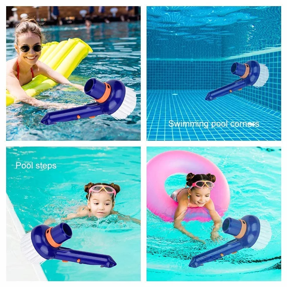 Jeffergarden szczotka do czyszczenia basenu basen krok i narożnik szczotka próżniowa spa hydromasaże szczotki do czyszczenia z cienkim włosiem